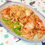 めちゃごはんが進む！鶏もも肉のバナピー炒め